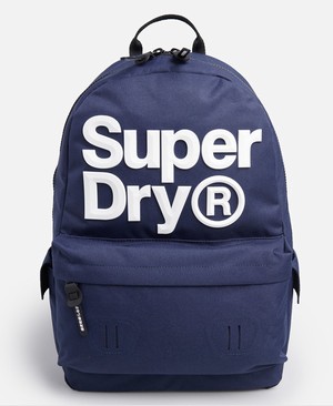 Superdry Logo Montana Férfi Hátizsák Kék | HLEKT1630